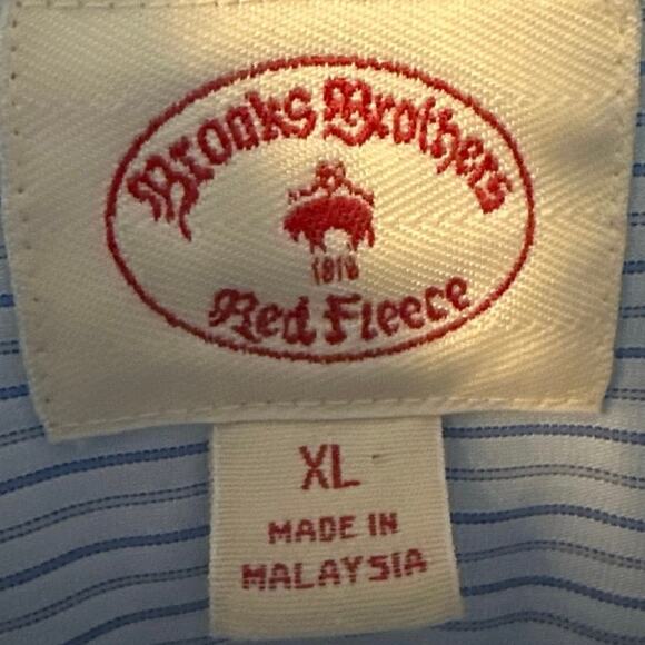 Brooks Brothers Red Fleece XL long sleeve button down mint condition 100% Cotton - Picture 2 of 10